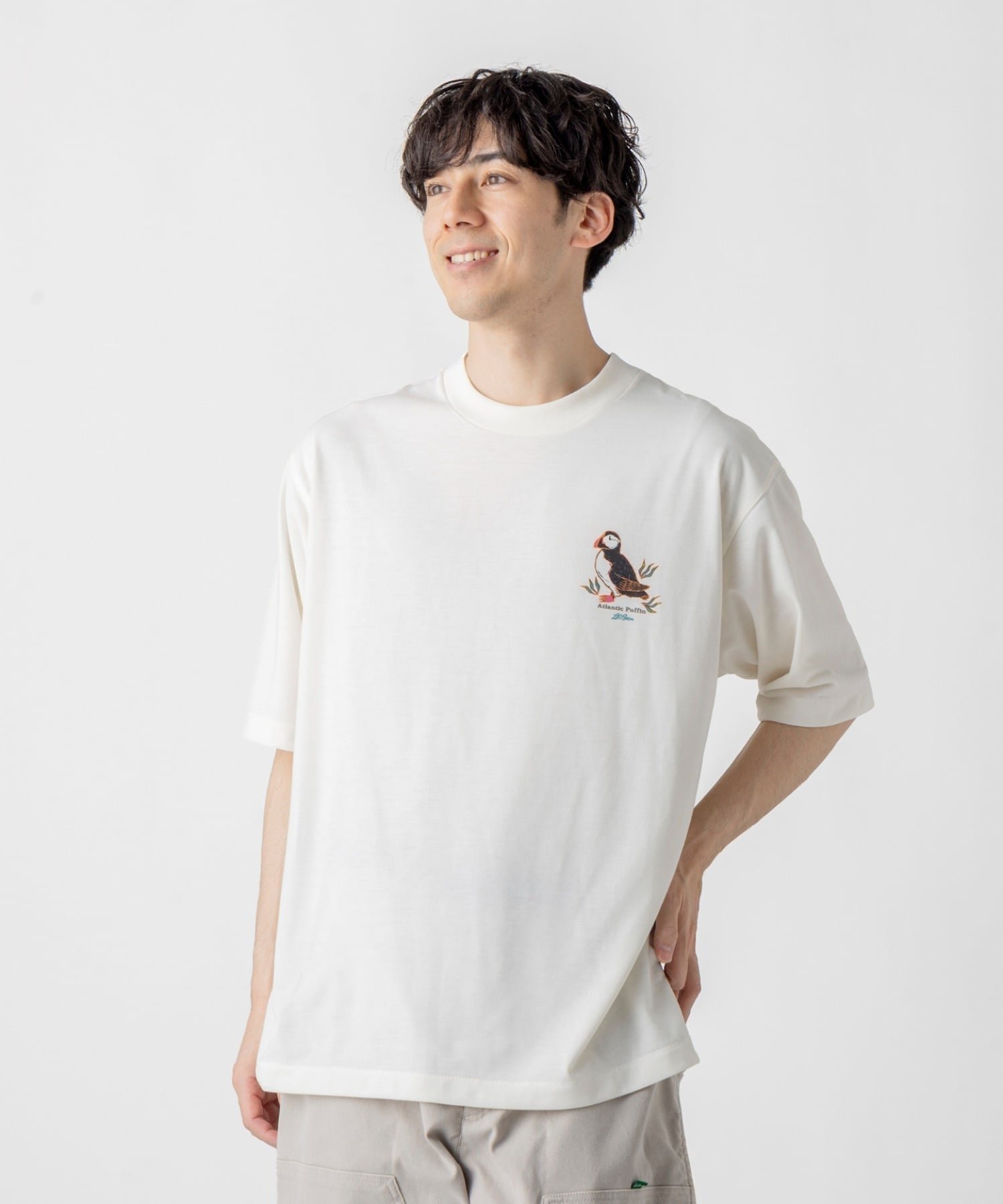 【エルエルビーン/L.L.Bean / MEN】の【JAPAN EDITION】ドーバー・フォックスクロフト・ショートスリーブ・ティ インテリア・キッズ・メンズ・レディースファッション・服の通販 founy(ファニー) 　ファッション　Fashion　メンズファッション　Fashion for Men　クラシック　Classic, Timeless Style　グラフィック　Graphic, Graphic Design　コレクション　Collection, Seasonal Line　トレンド　Trend, Trending Now　フィット　Fit, Slim Fit　プリント　Print, Printed Pattern　Atlantic Puffin|ID: prp329100004962993 ipo3291000000037231673