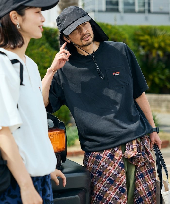 【フリークスストア/FREAK'S STORE】の新色追加 別注 neo-PRO スピンドル ポケットTシャツ/日本製/遮熱/UVカット/吸水速乾 インテリア・キッズ・メンズ・レディースファッション・服の通販 founy(ファニー) 　ファッション　Fashion　メンズファッション　Fashion for Men　インナー　Innerwear　吸水　Absorbent, Quick-Dry　ショーツ　Shorts, Short Pants　シンプル　Simple, Minimal　スピンドル　Spindle, Drawcord　デニム　Denim, Jeans Material　定番　Standard, Basic Item　ベーシック　Basic, Essential　ポケット　Pocket, Pocket Detail　別注　Limited Edition, Custom Order　リラックス　Relax, Relaxed Fit　S/S・春夏　SS, Spring/Summer, Warm Season　おすすめ　Recommended / Our Picks　日本製　Made In Japan　夏　Summer　2026年　2026　2026春夏・S/S　Spring/Summer 2026 SS26　ブラック|ID: prp329100004963003 ipo3291000000037231718