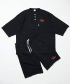 【フリークスストア/FREAK'S STORE】の別注 KANNAIGI by Healthknit/裏毛/館内着/ヘルスニット 大人の最旬トレンドファッション＆コーディネート founy(ファウニー) ファッション Fashion レディースファッション Fashion for Women トップス・カットソー Cut & Sew Tops ニット Knit Tops & Sweaters ストライプ Stripe, Striped Pattern セットアップ Set-Up, Coordinated Outfit ドローコード Drawcord, Drawstring Cord 定番 Standard, Basic Item 人気 Popular, Best Seller ボーダー Border, Stripe ポケット Pocket, Pocket Detail 別注 Limited Edition, Custom Order S/S・春夏 SS, Spring/Summer, Warm Season おすすめ Recommended / Our Picks お家時間・ステイホーム Stay Home / At Home 夏 Summer 2026年 2026 2026春夏・S/S Spring/Summer 2026 SS26 thumbnail ブラック|ID: prp329100004963007 ipo3291000000037231738