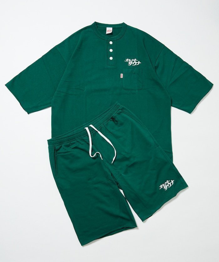 【フリークスストア/FREAK'S STORE】の別注 KANNAIGI by Healthknit/裏毛/館内着/ヘルスニット インテリア・キッズ・メンズ・レディースファッション・服の通販 founy(ファニー) 　ファッション　Fashion　レディースファッション　Fashion for Women　トップス・カットソー　Cut & Sew Tops　ニット　Knit Tops & Sweaters　ストライプ　Stripe, Striped Pattern　セットアップ　Set-Up, Coordinated Outfit　ドローコード　Drawcord, Drawstring Cord　定番　Standard, Basic Item　人気　Popular, Best Seller　ボーダー　Border, Stripe　ポケット　Pocket, Pocket Detail　別注　Limited Edition, Custom Order　S/S・春夏　SS, Spring/Summer, Warm Season　おすすめ　Recommended / Our Picks　お家時間・ステイホーム　Stay Home / At Home　夏　Summer　2026年　2026　2026春夏・S/S　Spring/Summer 2026 SS26　グリーン|ID: prp329100004963007 ipo3291000000037231739