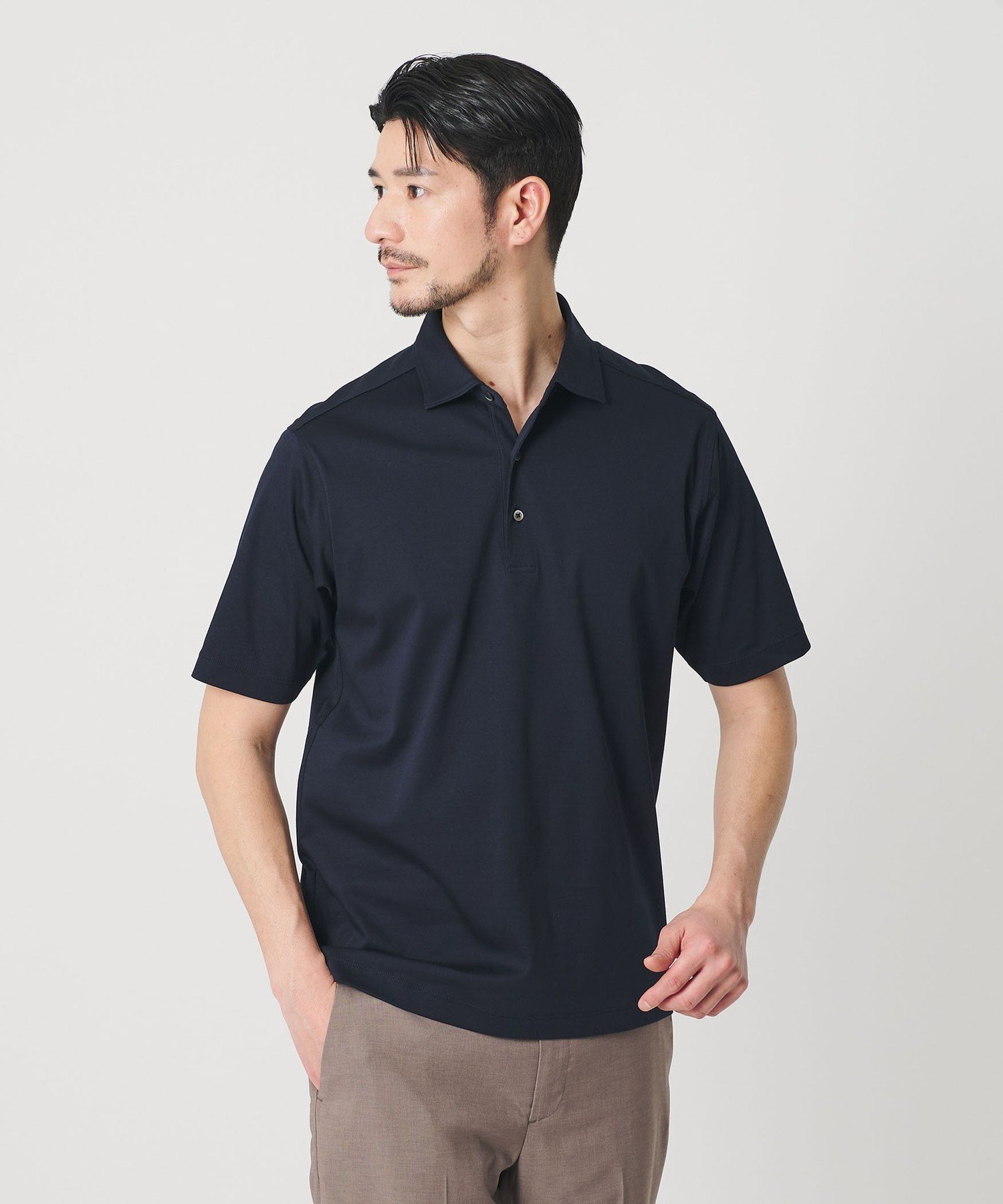 【ビューティ&ユース ユナイテッドアローズ/BEAUTY&YOUTH / UNITED ARROWS / MEN】の【WEB限定 WARDROBE SMART】NORITAKE ポロシャツ インテリア・キッズ・メンズ・レディースファッション・服の通販 founy(ファニー) 　ファッション　Fashion　メンズファッション　Fashion for Men　カットソー　Cut and Sewn Top　シンプル　Simple, Minimal　ジャケット　Jacket, Outerwear　スマート　Smart, Elegant　スリム　Slim, Slim Fit　スーツ　Suit, Formalwear　ファブリック　Fabric, Textile　フィット　Fit, Slim Fit　ポロシャツ　Polo Shirt, Collared Tee　おすすめ　Recommended / Our Picks　NAVY|ID: prp329100004963017 ipo3291000000037231781