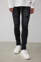 【アズールバイマウジー/AZUL by moussy / MEN】のAZUL DENIM リペアスキニー 人気、トレンドファッション・服の通販 founy(ファニー) ファッション Fashion メンズファッション Fashion for Men シンプル Simple, Minimal スキニーデニム Skinny Jeans, Slim Jeans ストレッチ Stretch, Stretchy Fabric 定番 Standard, Basic Item thumbnail L/BLK1|ID: prp329100004963025 ipo3291000000037231815