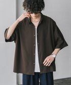 【ロッキーモンロー/Rocky Monroe】の新色追加 接触冷感 とろみビッグシルエット半袖シャツ 大人の最旬トレンドファッション＆コーディネート founy(ファウニー) ファッション Fashion レディースファッション Fashion for Women トップス・カットソー Cut & Sew Tops シャツ・ブラウス・オフィスカジュアル Elegant Blouses & Button-Ups インナー Innerwear シルク Silk, 100% Silk シンプル Simple, Minimal ストレッチ Stretch, Stretchy Fabric スリット Slit, Slit Detail とろみ Fluid, Flowy Fabric ドレープ Drape, Draping Fabric 定番 Standard, Basic Item ノースリーブ Sleeveless, No-Sleeve バランス Balance, Style Balance ビッグ Big, Oversized ベーシック Basic, Essential 半袖 Short Sleeve, Half Sleeve リラックス Relax, Relaxed Fit レギュラー Regular, Standard Fit ワイド Wide, Wide Fit S/S・春夏 SS, Spring/Summer, Warm Season 再入荷 Restock / Back in Stock おすすめ Recommended / Our Picks 夏 Summer 2026年 2026 2026春夏・S/S Spring/Summer 2026 SS26 thumbnail ブラウン|ID: prp329100004963060 ipo3291000000037231964