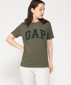 【ギャップ/GAP】のエブリディ ソフト GAPロゴTシャツ(ユニセックス) 大人の最旬トレンドファッション＆コーディネート founy(ファウニー) ファッション Fashion レディースファッション Fashion for Women トップス・カットソー Cut & Sew Tops シャツ・ブラウス・オフィスカジュアル Elegant Blouses & Button-Ups ロングTシャツ・Tシャツ Longline T-Shirts & Tees ストレート Straight, Straight Cut フィット Fit, Slim Fit フロント Front, Front Design リラックス Relax, Relaxed Fit 半袖 Short Sleeve, Half Sleeve thumbnail BLACK_MOSS|ID: prp329100004963093 ipo3291000000037232175