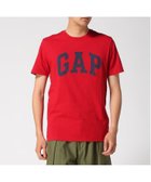 【ギャップ/GAP】のエブリディ ソフト GAPロゴTシャツ(ユニセックス) 大人の最旬トレンドファッション＆コーディネート founy(ファウニー) ファッション Fashion レディースファッション Fashion for Women トップス・カットソー Cut & Sew Tops シャツ・ブラウス・オフィスカジュアル Elegant Blouses & Button-Ups ロングTシャツ・Tシャツ Longline T-Shirts & Tees ストレート Straight, Straight Cut フィット Fit, Slim Fit フロント Front, Front Design リラックス Relax, Relaxed Fit 半袖 Short Sleeve, Half Sleeve thumbnail RED_APPLE_900|ID: prp329100004963093 ipo3291000000037232180