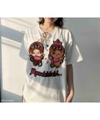 【アズノウアズ プラス/AS KNOW AS plus】の◯アクリルキーホルダー付き モンチッチ半袖Tシャツ【 Monchhichi 】 大人の最旬トレンドファッション＆コーディネート founy(ファウニー) ファッション Fashion レディースファッション Fashion for Women トップス・カットソー Cut & Sew Tops シャツ・ブラウス・オフィスカジュアル Elegant Blouses & Button-Ups ロングTシャツ・Tシャツ Longline T-Shirts & Tees アクリル Acrylic Material キーホルダー Keychain, Key Holder シンプル Simple, Minimal フロント Front, Front Design 半袖 Short Sleeve, Half Sleeve 再入荷 Restock / Back in Stock おすすめ Recommended / Our Picks thumbnail オフヒヤケ|ID: prp329100004963094 ipo3291000000037232183