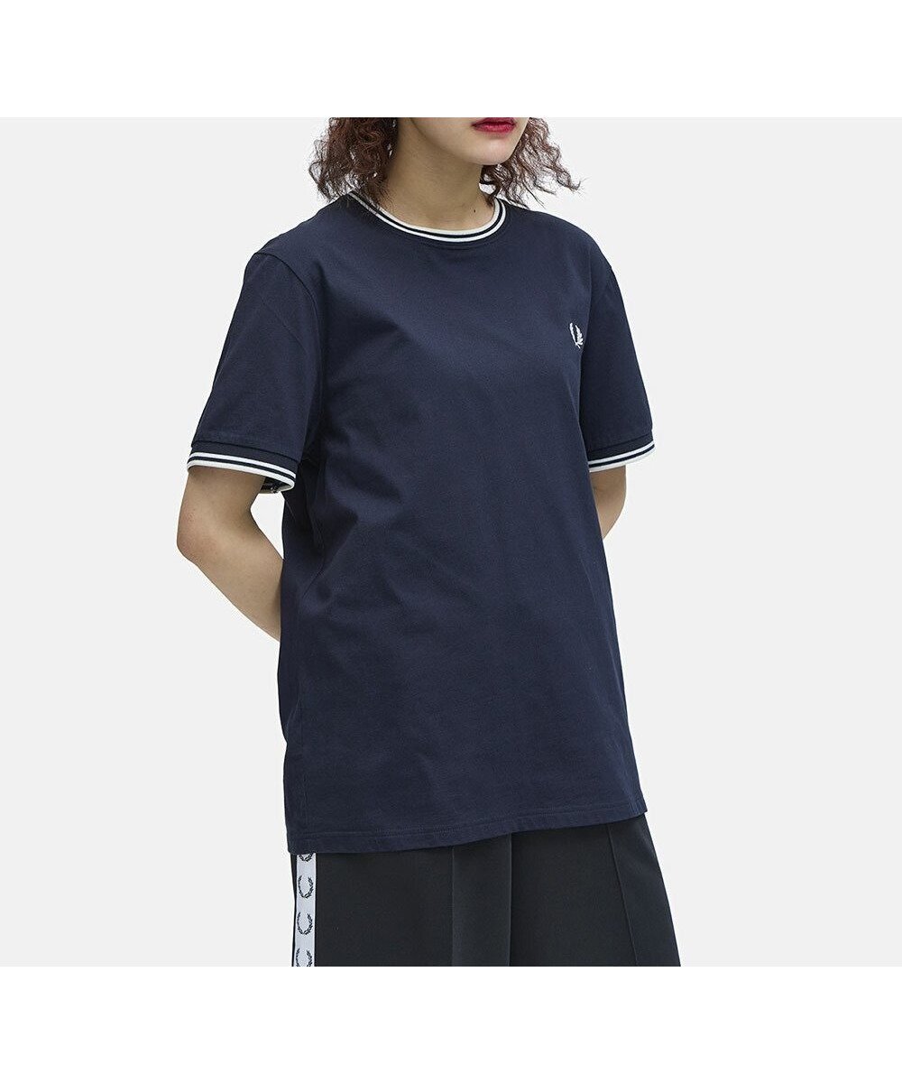 【ブルーコムブルー/BLEU COMME BLEU】のフレッドペリー TWIN TOPPED T-SHIRT インテリア・キッズ・メンズ・レディースファッション・服の通販 founy(ファニー) 　ファッション　Fashion　レディースファッション　Fashion for Women　トップス・カットソー　Cut & Sew Tops　シャツ・ブラウス・オフィスカジュアル　Elegant Blouses & Button-Ups　ロングTシャツ・Tシャツ　Longline T-Shirts & Tees　フィット　Fit, Slim Fit　レギュラー　Regular, Standard Fit　軽量　Lightweight, Ultra Light　795|ID: prp329100004963119 ipo3291000000037232283