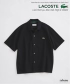 【ジャーナルスタンダード レリューム/JOURNAL STANDARD relume / MEN】のLACOSTE / ラコステ 別注 ピケ 半袖シャツ 人気、トレンドファッション・服の通販 founy(ファニー) ファッション Fashion メンズファッション Fashion for Men カーディガン Cardigan, Knitwear 鹿の子 Piqué, Kanoko Fabric スキッパー Skipper, Open Collar スポーツ Sports, Activewear 人気 Popular, Best Seller パターン Pattern, Design Print フランス France, French フレンチ French, French Style フロント Front, Front Design ボックス Boxy, Box Shape ポロシャツ Polo Shirt, Collared Tee 別注 Limited Edition, Custom Order 半袖 Short Sleeve, Half Sleeve リラックス Relax, Relaxed Fit 夏 Summer エレガント 上品 Elegant thumbnail ブラック|ID: prp329100004963125 ipo3291000000037232313