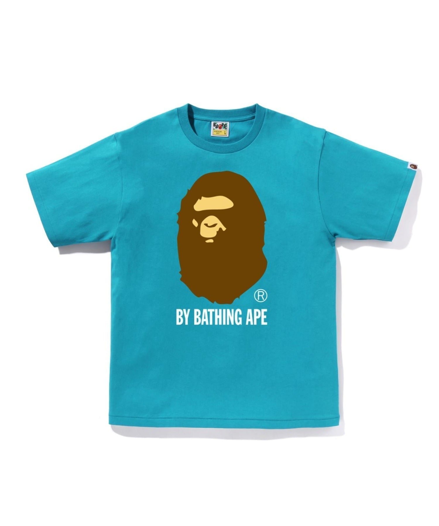 【ア ベイシング エイプ/A BATHING APE】のBY BATHING APE TEE M インテリア・キッズ・メンズ・レディースファッション・服の通販 founy(ファニー) 　ファッション　Fashion　レディースファッション　Fashion for Women　ショート　Short, Short Length　スリーブ　Sleeve, Long Sleeve / Short Sleeve　トレンド　Trend, Trending Now　フロント　Front, Front Design　プリント　Print, Printed Pattern　ベーシック　Basic, Essential　ラバー　Rubber, Rubber Sole　定番　Standard, Basic Item　BLUE|ID: prp329100004963142 ipo3291000000037232392