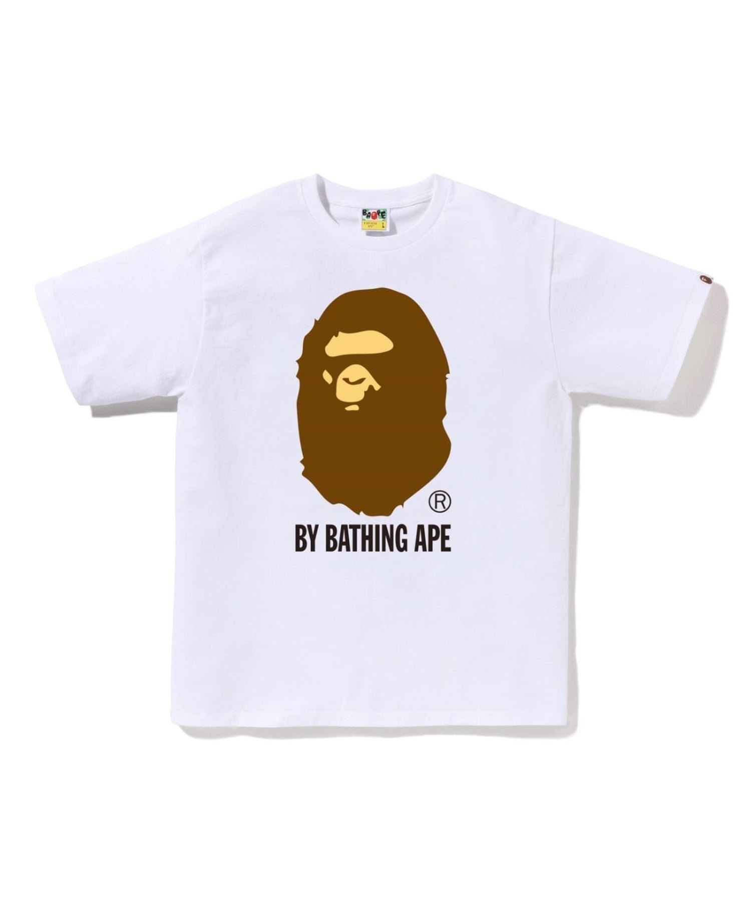 【ア ベイシング エイプ/A BATHING APE】のBY BATHING APE TEE M インテリア・キッズ・メンズ・レディースファッション・服の通販 founy(ファニー) 　ファッション　Fashion　レディースファッション　Fashion for Women　ショート　Short, Short Length　スリーブ　Sleeve, Long Sleeve / Short Sleeve　トレンド　Trend, Trending Now　フロント　Front, Front Design　プリント　Print, Printed Pattern　ベーシック　Basic, Essential　ラバー　Rubber, Rubber Sole　定番　Standard, Basic Item　WHITE|ID: prp329100004963142 ipo3291000000037232398