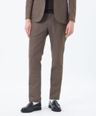 【マッキントッシュ フィロソフィー/MACKINTOSH PHILOSOPHY / MEN】のテーラードジャージーパンツ 杢カラミストレッチ 人気、トレンドファッション・服の通販 founy(ファニー) ファッション Fashion メンズファッション Fashion for Men ボトムス Bottoms ウォッシャブル Machine Washable 春 Spring カーディガン Cardigan, Knitwear ジャケット Jacket, Outerwear テーパード Tapered, Tapered Pants メッシュ Mesh, Net Fabric リラックス Relax, Relaxed Fit おすすめ Recommended / Our Picks 夏 Summer エレガント 上品 Elegant thumbnail ブラウン|ID: prp329100004963143 ipo3291000000037232412