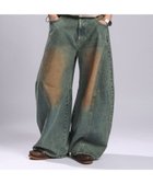 【レイジブルー/RAGEBLUE / MEN】のヴィンテージ加工/3Dカーブバレルデニムパンツ インディゴ86|ID: prp329100004963157 ipo3291000000037232457