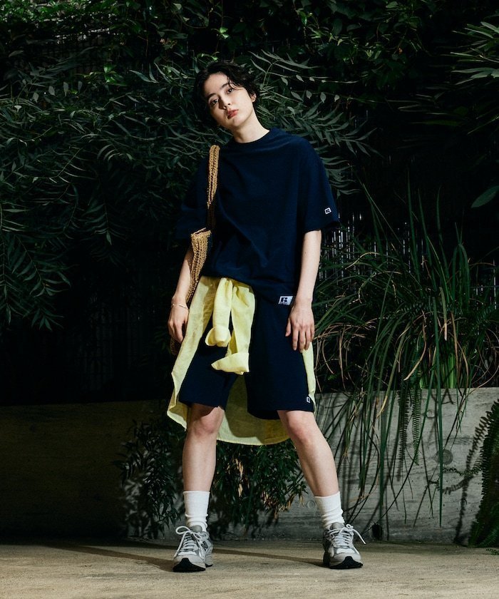 【フリークスストア/FREAK'S STORE】のRUSSEL ATHLETIC×FREAK S STORE 別注 ユーティリティ セットアップ/クルーネックTシャツ/ショーツ 【限定展開】 インテリア・キッズ・メンズ・レディースファッション・服の通販 founy(ファニー) 　ファッション　Fashion　レディースファッション　Fashion for Women　トップス・カットソー　Cut & Sew Tops　シャツ・ブラウス・オフィスカジュアル　Elegant Blouses & Button-Ups　ロングTシャツ・Tシャツ　Longline T-Shirts & Tees　インナー　Innerwear　ヴィンテージ　Vintage Style　ショーツ　Shorts, Short Pants　ジャケット　Jacket, Outerwear　スニーカー　Sneakers, Trainers　スポーツ　Sports, Activewear　セットアップ　Set-Up, Coordinated Outfit　トレンド　Trend, Trending Now　ドローコード　Drawcord, Drawstring Cord　パッチ　Patch, Appliqué　ビッグ　Big, Oversized　別注　Limited Edition, Custom Order　ミックス　Mix, Mixed Style　リラックス　Relax, Relaxed Fit　ワンポイント　One Point, Statement Accent　S/S・春夏　SS, Spring/Summer, Warm Season　おすすめ　Recommended / Our Picks　夏　Summer　2026年　2026　2026春夏・S/S　Spring/Summer 2026 SS26　ネイビー|ID: prp329100004963158 ipo3291000000037232465