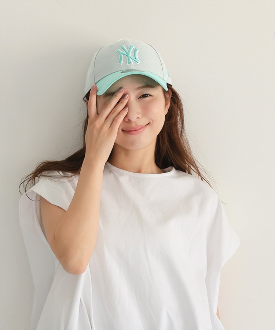 【ドノバン/DONOBAN】の9FORTY MLB Donoban別注カラー インテリア・キッズ・メンズ・レディースファッション・服の通販 founy(ファニー) 　ファッション　Fashion　レディースファッション　Fashion for Women　キャップ　Cap, Baseball Cap　クラシック　Classic, Timeless Style　コレクション　Collection, Seasonal Line　フロント　Front, Front Design　別注　Limited Edition, Custom Order　03グレー×ブルーティントNY|ID: prp329100004963166 ipo3291000000037232485