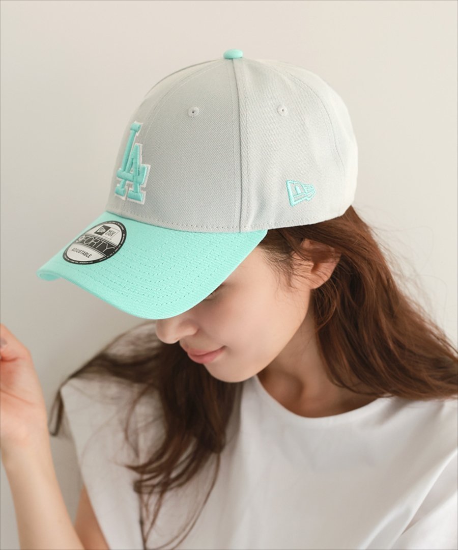 【ドノバン/DONOBAN】の9FORTY MLB Donoban別注カラー インテリア・キッズ・メンズ・レディースファッション・服の通販 founy(ファニー) 　ファッション　Fashion　レディースファッション　Fashion for Women　キャップ　Cap, Baseball Cap　クラシック　Classic, Timeless Style　コレクション　Collection, Seasonal Line　フロント　Front, Front Design　別注　Limited Edition, Custom Order　04グレー×ブルーティントLA|ID: prp329100004963166 ipo3291000000037232486