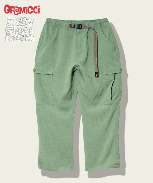 【ゴースローキャラバン/go slow caravan / MEN】の【GSC別注】GRAMICCI/グラミチ LOOSE CARGO PANT (MENS/WOMENS) インテリア・キッズ・メンズ・レディースファッション・服の通販 founy(ファニー) 　ファッション　Fashion　メンズファッション　Fashion for Men　アウトドア　Outdoor Clothing　カーゴパンツ　Cargo Pants, Utility Pants　クラシック　Classic, Timeless Style　軽量　Lightweight, Ultra Light　サンダル　Sandals, Summer Shoes　シャンブレー　Chambray, Denim-Like Fabric　ストレート　Straight, Straight Cut　スペシャル　Special, Limited Edition　ドローコード　Drawcord, Drawstring Cord　定番　Standard, Basic Item　バランス　Balance, Style Balance　ベーシック　Basic, Essential　別注　Limited Edition, Custom Order　リラックス　Relax, Relaxed Fit　ワーク　Workwear, Utility Style　おすすめ　Recommended / Our Picks　夏　Summer　セージ|ID: prp329100004963183 ipo3291000000037232538