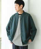 【アーバンリサーチ ドアーズ/URBAN RESEARCH DOORS / MEN】の『イージーケア/速乾/UVカット』クイックドライ ノーカラーライトブルゾン 人気、トレンドファッション・服の通販 founy(ファニー) ファッション Fashion メンズファッション Fashion for Men 春 Spring セットアップ Set-Up, Coordinated Outfit トラベル Travel, Travel Gear ドット Polka Dot, Dot Pattern ドローコード Drawcord, Drawstring Cord ブルゾン Blouson, Bomber Jacket リネン Linen, Linen Fabric S/S・春夏 SS, Spring/Summer, Warm Season おすすめ Recommended / Our Picks 夏 Summer 2026年 2026 2026春夏・S/S Spring/Summer 2026 SS26 thumbnail グリーン|ID: prp329100004963184 ipo3291000000037232542