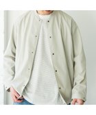 【アーバンリサーチ ドアーズ/URBAN RESEARCH DOORS / MEN】の『イージーケア/速乾/UVカット』クイックドライ ノーカラーライトブルゾン 人気、トレンドファッション・服の通販 founy(ファニー) ファッション Fashion メンズファッション Fashion for Men 春 Spring セットアップ Set-Up, Coordinated Outfit トラベル Travel, Travel Gear ドット Polka Dot, Dot Pattern ドローコード Drawcord, Drawstring Cord ブルゾン Blouson, Bomber Jacket リネン Linen, Linen Fabric S/S・春夏 SS, Spring/Summer, Warm Season おすすめ Recommended / Our Picks 夏 Summer 2026年 2026 2026春夏・S/S Spring/Summer 2026 SS26 thumbnail ホワイト系その他|ID: prp329100004963184 ipo3291000000037232543