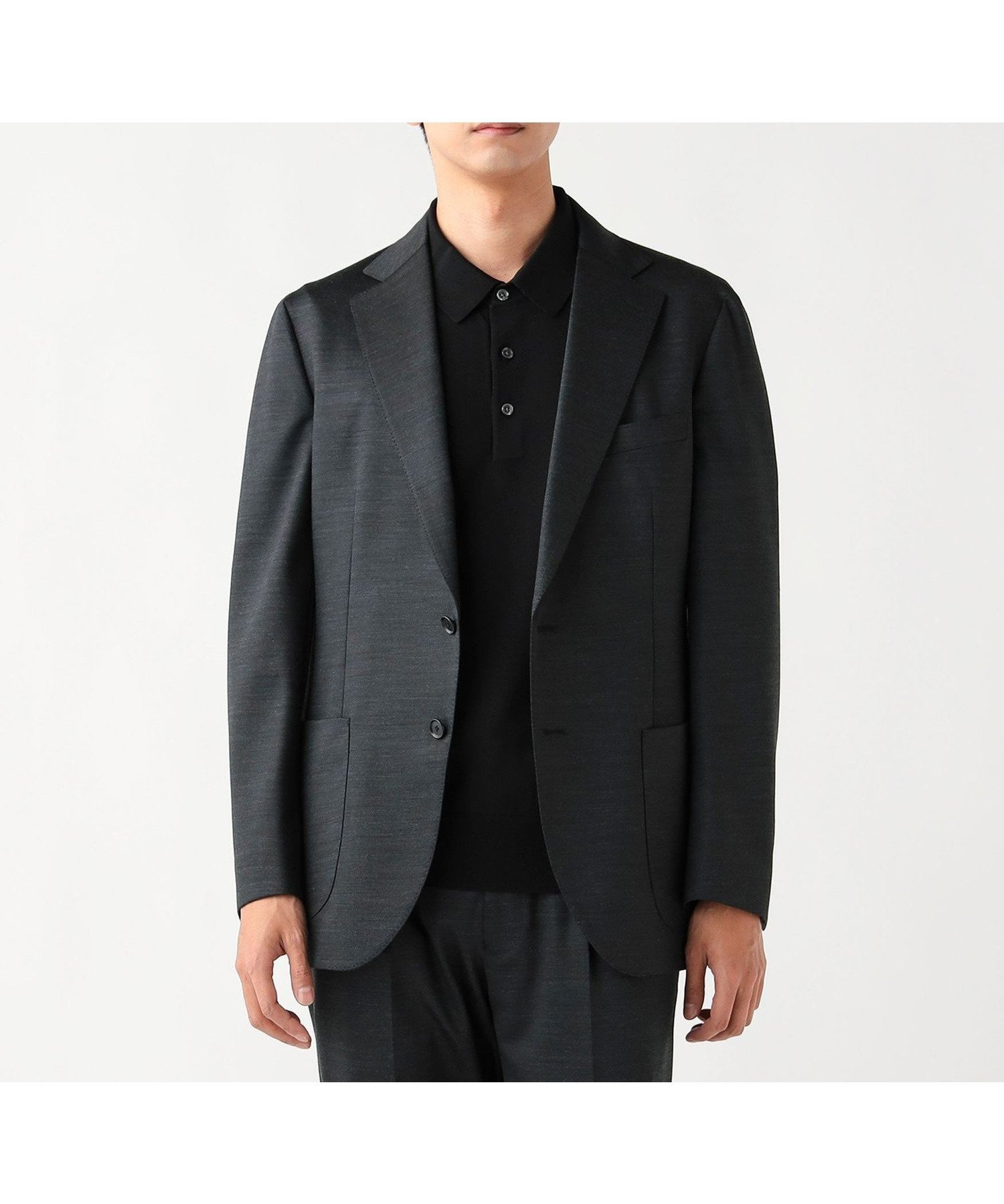 【ビームス ハート/BEAMS HEART / MEN】のウールミックス ストレッチ 2ボタン ジャケット(セットアップ対応) インテリア・キッズ・メンズ・レディースファッション・服の通販 founy(ファニー) 　ファッション　Fashion　メンズファッション　Fashion for Men　セットアップ　Matching Sets　ジャケット　Jacket, Outerwear　ストレッチ　Stretch, Stretchy Fabric　セットアップ　Set-Up, Coordinated Outfit　ミックス　Mix, Mixed Style　CHARCOAL.G|ID: prp329100004963190 ipo3291000000037232561