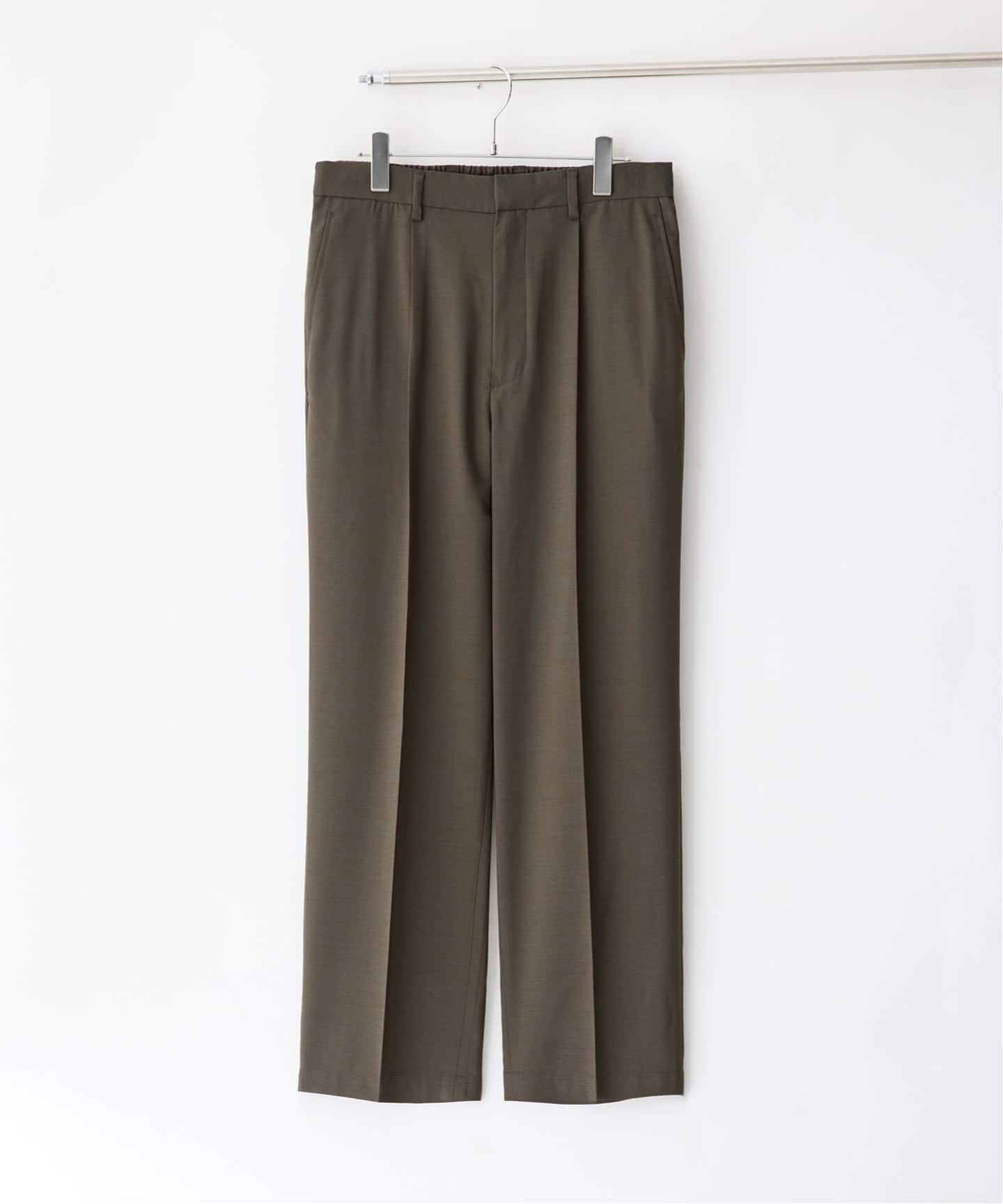 【エディフィス/EDIFICE / MEN】のWashable トロピカル イージーパンツ【セットアップ着用可】 インテリア・キッズ・メンズ・レディースファッション・服の通販 founy(ファニー) 　ファッション　Fashion　メンズファッション　Fashion for Men　ボトムス　Bottoms　ストレッチ　Stretch, Stretchy Fabric　スマート　Smart, Elegant　セットアップ　Set-Up, Coordinated Outfit　ドレープ　Drape, Draping Fabric　フォーマル　Formal, Dressy　ワイド　Wide, Wide Fit　エレガント 上品　Elegant　カーキ|ID: prp329100004963207 ipo3291000000037232632