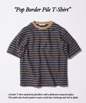 【ジャーナルスタンダード/JOURNAL STANDARD / MEN】のポップ ボーダー パイル Tシャツ 人気、トレンドファッション・服の通販 founy(ファニー) ファッション Fashion メンズファッション Fashion for Men ショーツ Shorts, Short Pants スタンダード Standard, Basic デニム Denim, Jeans Material フィット Fit, Slim Fit ボーダー Border, Stripe |ID:prp329100004963221