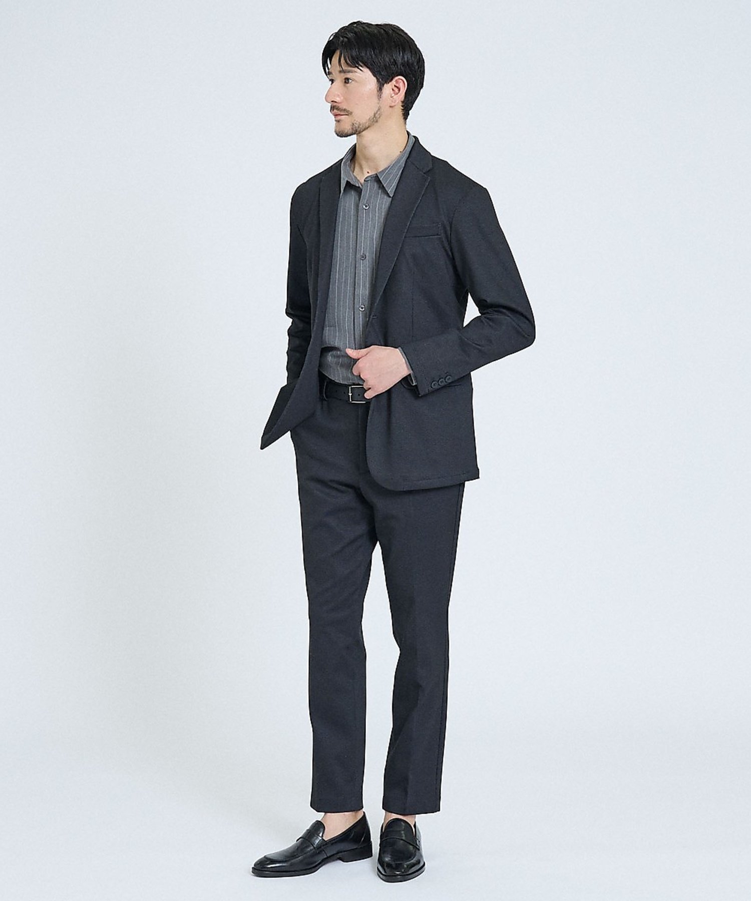 【アバハウス/ABAHOUSE / MEN】の【新型/上下2点セット】ポンチ セットアップ/スーツ ジャケット スラックス 人気、トレンドファッション・服の通販 founy(ファニー) 　ファッション　Fashion　メンズファッション　Fashion for Men　セットアップ　Matching Sets　エレガント 上品　Elegant　軽量　Lightweight, Ultra Light　シンプル　Simple, Minimal　ジャケット　Jacket, Outerwear　スマート　Smart, Elegant　スラックス　Slacks, Dress Pants　スーツ　Suit, Formalwear　セットアップ　Set-Up, Coordinated Outfit　チェック　Check, Plaid, Tartan　テーパード　Tapered, Tapered Pants　ドローコード　Drawcord, Drawstring Cord　定番　Standard, Basic Item　なめらか　Smooth, Silky Texture　人気　Popular, Best Seller　バランス　Balance, Style Balance　フィット　Fit, Slim Fit　フラップ　Flap, Flap Pocket　ポケット　Pocket, Pocket Detail　レギュラー　Regular, Standard Fit　 other-1|ID: prp329100004963222 ipo3291000000037232682