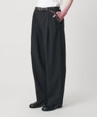 【ビューティ&ユース ユナイテッドアローズ/BEAUTY&YOUTH / UNITED ARROWS / MEN】のRENU TROシリーズ 2P ワイド パンツ -セットアップ対応- 人気、トレンドファッション・服の通販 founy(ファニー) ファッション Fashion メンズファッション Fashion for Men ボトムス Bottoms 春 Spring 秋 Autumn ジャケット Jacket, Outerwear スキッパー Skipper, Open Collar セットアップ Set-Up, Coordinated Outfit ダブル Double, Double-Breasted 定番 Standard, Basic Item 人気 Popular, Best Seller 半袖 Short Sleeve, Half Sleeve リラックス Relax, Relaxed Fit ワイド Wide, Wide Fit thumbnail BLACK|ID: prp329100004963226 ipo3291000000037232707