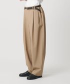 【ビューティ&ユース ユナイテッドアローズ/BEAUTY&YOUTH / UNITED ARROWS / MEN】のRENU TROシリーズ 2P ワイド パンツ -セットアップ対応- 人気、トレンドファッション・服の通販 founy(ファニー) ファッション Fashion メンズファッション Fashion for Men ボトムス Bottoms 春 Spring 秋 Autumn ジャケット Jacket, Outerwear スキッパー Skipper, Open Collar セットアップ Set-Up, Coordinated Outfit ダブル Double, Double-Breasted 定番 Standard, Basic Item 人気 Popular, Best Seller 半袖 Short Sleeve, Half Sleeve リラックス Relax, Relaxed Fit ワイド Wide, Wide Fit thumbnail BEIGE|ID: prp329100004963226 ipo3291000000037232709