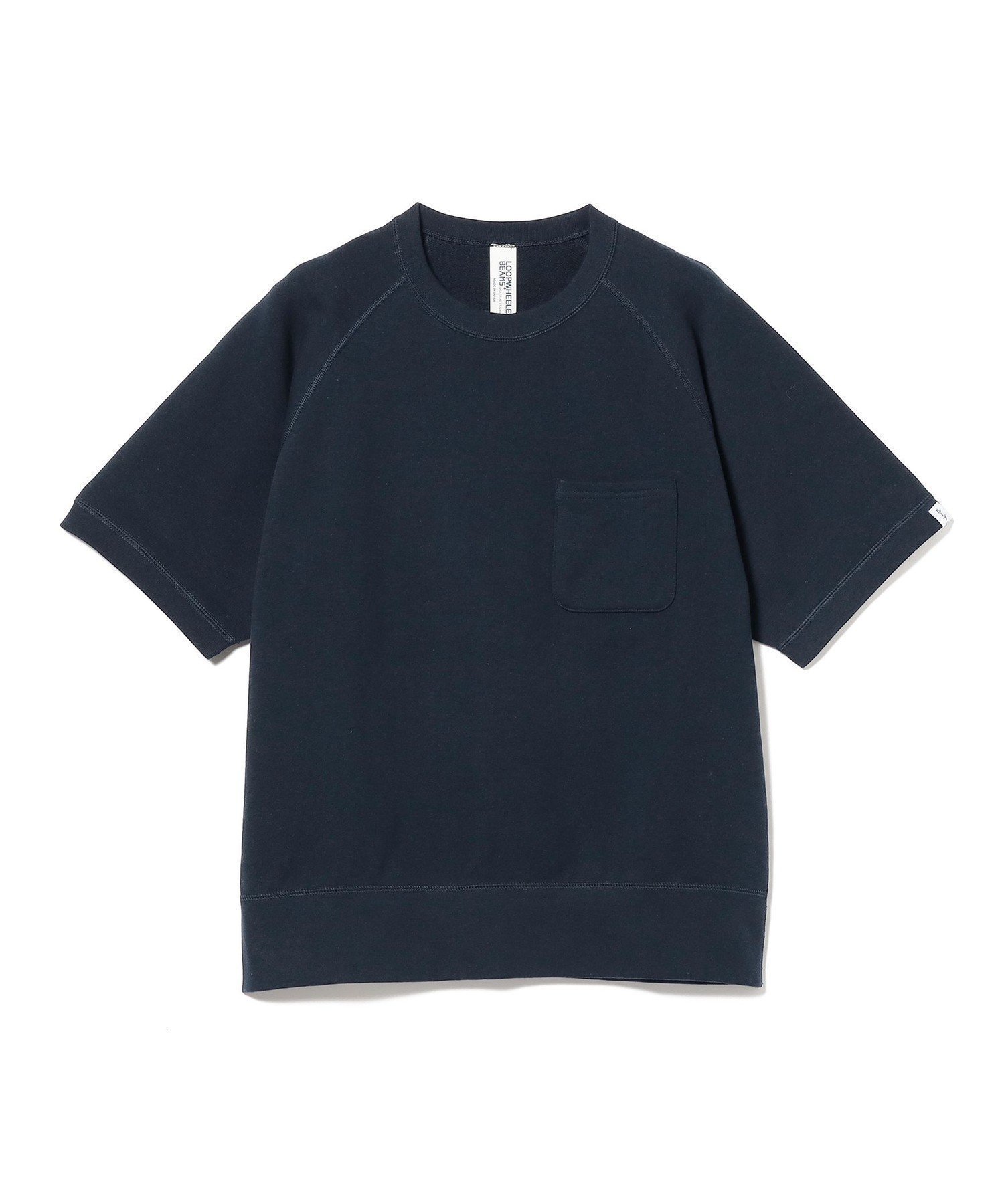 【ビームス/BEAMS / MEN】のLOOPWHEELER / 別注 Extra Light Short Sleeve Sweat インテリア・キッズ・メンズ・レディースファッション・服の通販 founy(ファニー) 　ファッション　Fashion　メンズファッション　Fashion for Men　スリーブ　Sleeve, Long Sleeve / Short Sleeve　パターン　Pattern, Design Print　ボックス　Boxy, Box Shape　ポケット　Pocket, Pocket Detail　別注　Limited Edition, Custom Order　半袖　Short Sleeve, Half Sleeve　ミドル　Middle Length, Mid Height　ビジネス 仕事 通勤　Business / Work / Commuting　LWマリン|ID: prp329100004963234 ipo3291000000037232731