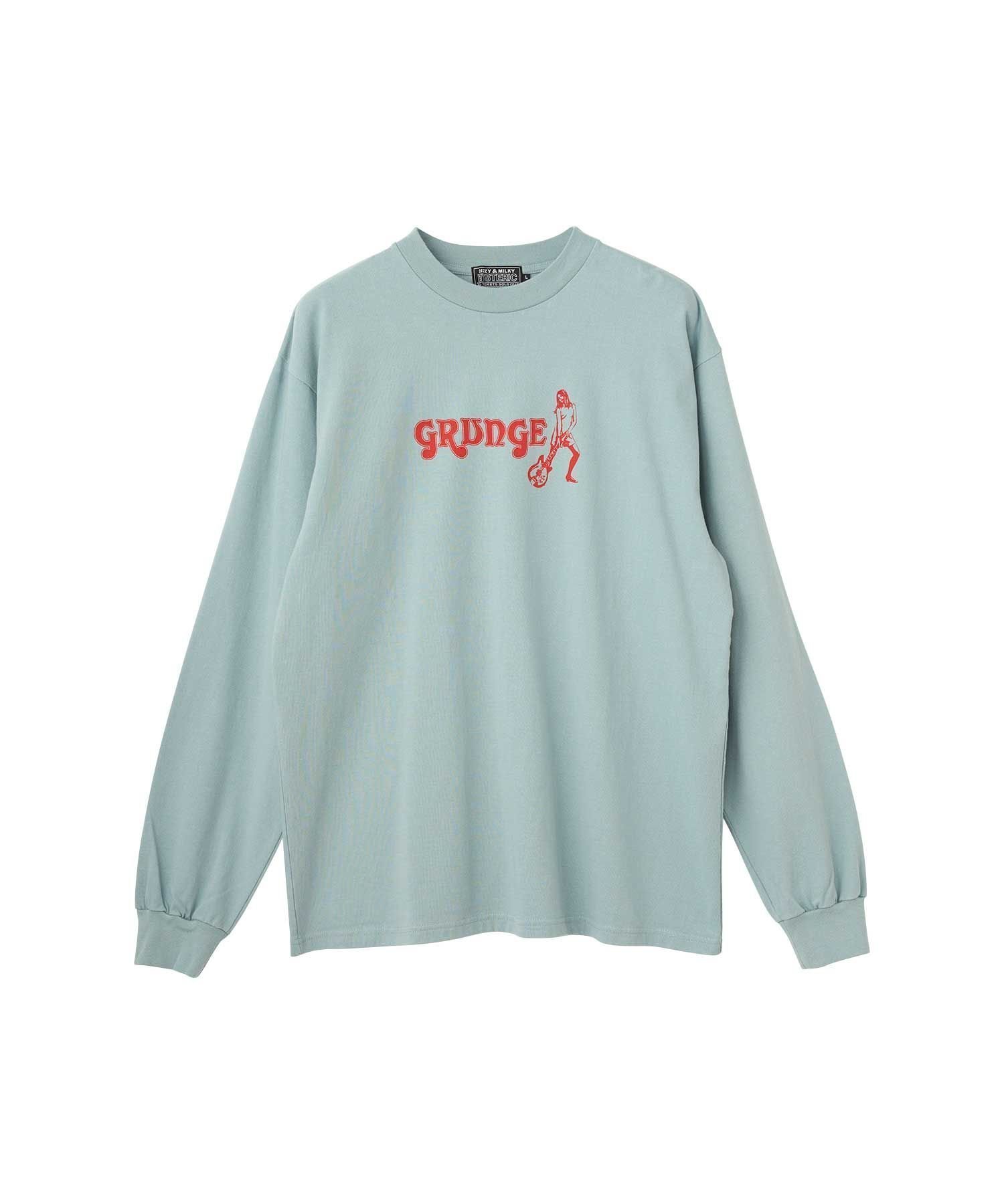 【ヒステリックグラマー/HYSTERIC GLAMOUR / MEN】のGRUNGE Tシャツ インテリア・キッズ・メンズ・レディースファッション・服の通販 founy(ファニー) 　ファッション　Fashion　メンズファッション　Fashion for Men　グリーン|ID: prp329100004963241 ipo3291000000037232764