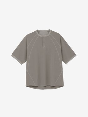 【ゴールドウィン/GOLDWIN】の【公式】メッシュワッフルアクチノイドヘンリーネックティーシャツ(ユニセックス) 大人の最旬トレンドファッション＆コーディネート founy(ファウニー) ファッション Fashion レディースファッション Fashion for Women トップス・カットソー Cut & Sew Tops シャツ・ブラウス・オフィスカジュアル Elegant Blouses & Button-Ups スリーブ Sleeve, Long Sleeve / Short Sleeve メッシュ Mesh, Net Fabric ワッフル Waffle, Waffle Knit |ID:prp329100004963246