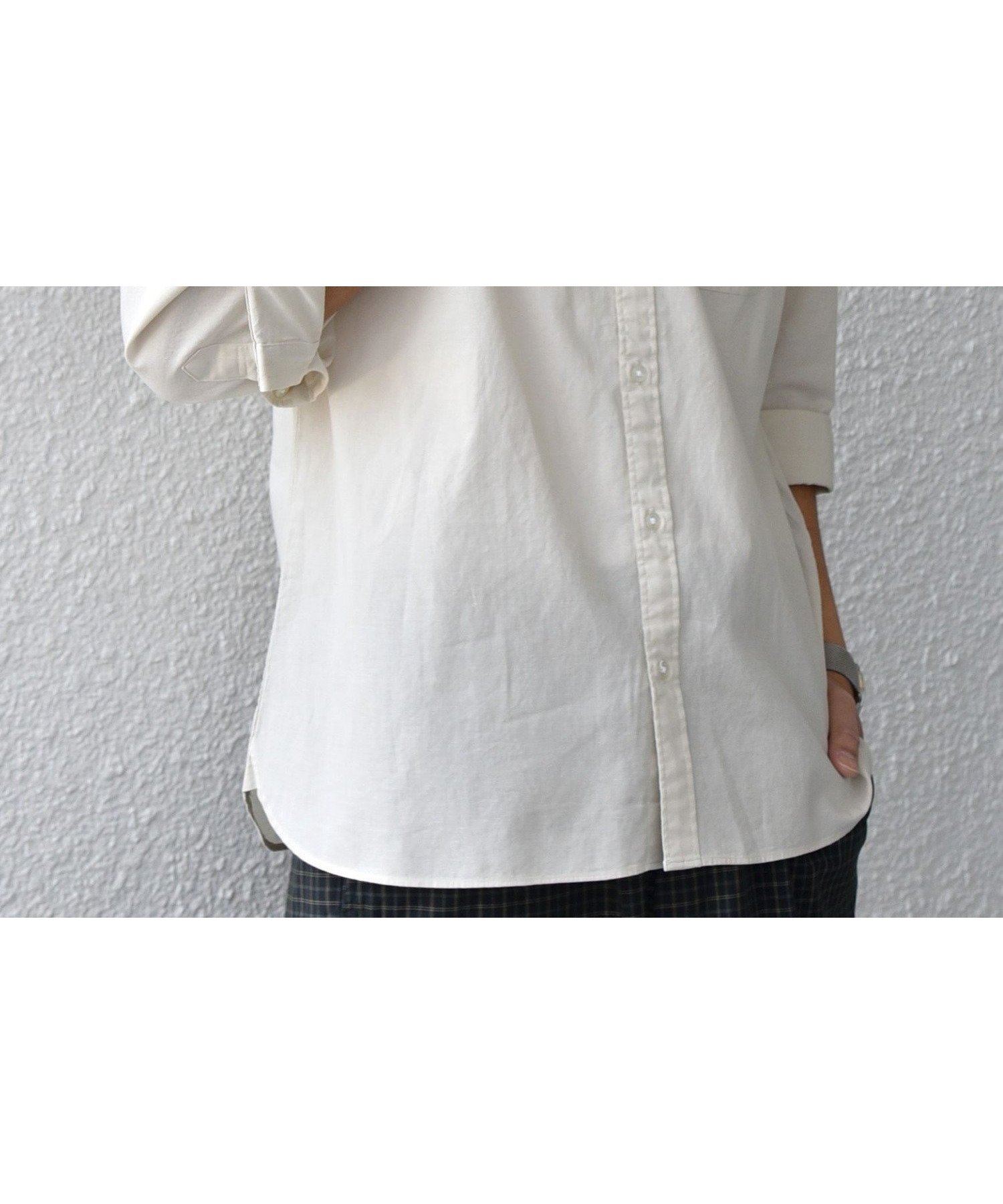 【シップス/SHIPS / MEN】のSHIPS any 洗濯機可能 コットン/リネン 7分袖 バンドカラー ポケット シャツ インテリア・キッズ・メンズ・レディースファッション・服の通販 founy(ファニー) 　ファッション　Fashion　メンズファッション　Fashion for Men　カフス　Cuff Design　シンプル　Simple, Minimal　ポケット　Pocket, Pocket Detail　リネン　Linen, Linen Fabric　リラックス　Relax, Relaxed Fit　レギュラー　Regular, Standard Fit　夏　Summer　2026年　2026　2026春夏・S/S　Spring/Summer 2026 SS26　ナチュラル|ID: prp329100004963249 ipo3291000000037232819