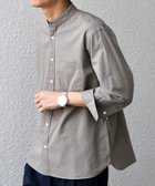 【シップス/SHIPS / MEN】のSHIPS any 洗濯機可能 コットン/リネン 7分袖 バンドカラー ポケット シャツ 人気、トレンドファッション・服の通販 founy(ファニー) ファッション Fashion メンズファッション Fashion for Men カフス Cuff Design シンプル Simple, Minimal ポケット Pocket, Pocket Detail リネン Linen, Linen Fabric リラックス Relax, Relaxed Fit レギュラー Regular, Standard Fit 夏 Summer 2026年 2026 2026春夏・S/S Spring/Summer 2026 SS26 thumbnail オリーブ|ID: prp329100004963249 ipo3291000000037232821