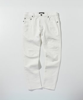 【シフォン/SHIFFON / MEN】の1PIU1UGUALE3 RELAX ダメージジョグデニムパンツ 人気、トレンドファッション・服の通販 founy(ファニー) ファッション Fashion メンズファッション Fashion for Men ボトムス Bottoms デニムパンツ・ジーンズ Denim Pants スウェット / スエット Sweatshirt, Sweatwear ダメージ Distressed, Destroyed ドローコード Drawcord, Drawstring Cord パッチ Patch, Appliqué リラックス Relax, Relaxed Fit |ID:prp329100004963253