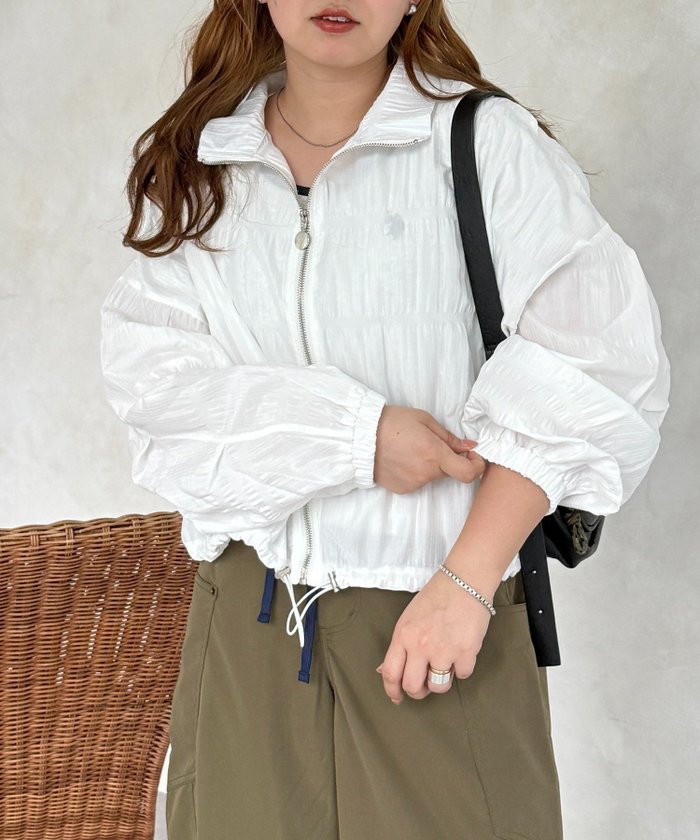 【シーピーシーエム/CPCM】の段々シャーリングブルゾン インテリア・キッズ・メンズ・レディースファッション・服の通販 founy(ファウニー) https://founy.com/ ファッション Fashion レディースファッション Fashion for Women アウター Coat / Outerwear Collection ブルゾンジャケット・スポーティアウター Blouson Jackets カーゴパンツ Cargo Pants, Utility Pants キャミワンピース Cami Dress, Slip Dress コンパクト Compact, Small Size シャーリング Shirring, Ruched ドローコード Drawcord, Drawstring Cord ブルゾン Blouson, Bomber Jacket 夏 Summer |ID: prp329100004963256 ipo3291000000037232849