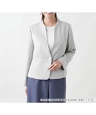 【レリアンプラスハウス/Leilian PLUS HOUSE】のジャカードジャケット【セレモニー】 人気、トレンドファッション・服の通販 founy(ファニー) ファッション Fashion レディースファッション Fashion for Women アウター Coat / Outerwear Collection レディースジャケット・軽アウター Jackets ジャカード／ジャガード Jacquard, Woven Pattern ジャケット Jacket, Outerwear セレモニー Ceremony フィット Fit, Slim Fit ポケット Pocket, Pocket Detail エレガント 上品 Elegant 夏 Summer thumbnail ライトグレー|ID: prp329100004963263 ipo3291000000037232876