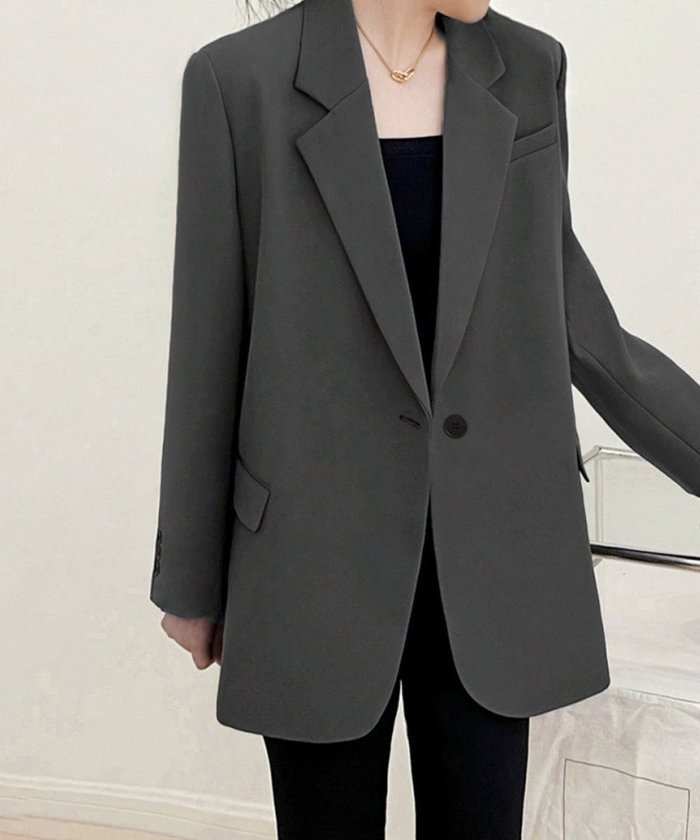 【ミニミニストア/miniministore】のテーラードジャケット ゆったりレディース インテリア・キッズ・メンズ・レディースファッション・服の通販 founy(ファウニー) https://founy.com/ ファッション Fashion レディースファッション Fashion for Women アウター Coat / Outerwear Collection レディースジャケット・軽アウター Jackets テーラードジャケット / 通勤・きれいめスタイル Tailored Jackets & Blazers ジャケット Jacket, Outerwear エレガント 上品 Elegant 今季 This Season, Current Season 夏 Summer 春 Spring S/S・春夏 SS, Spring/Summer, Warm Season ビジネス 仕事 通勤 Business / Work / Commuting 長袖 Long Sleeve, Full Sleeve |ID: prp329100004963271 ipo3291000000037232901
