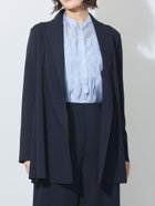 【ニコル クラブ/NICOLE CLUB】のヘチマカラーダンボールニットジャケット 67ネイビー|ID: prp329100004963273 ipo3291000000037232908