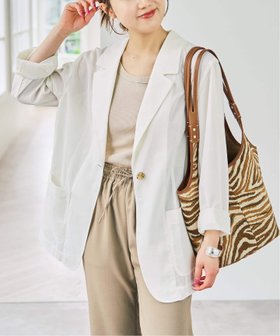 【スピック&スパン/Spick & Span】のシアートロジャケット 大人の最旬トレンドファッション＆コーディネート founy(ファウニー) ファッション Fashion レディースファッション Fashion for Women アウター Coat / Outerwear Collection レディースジャケット・軽アウター Jackets サマー Summer, Summer Style スマート Smart, Elegant バランス Balance, Style Balance ポケット Pocket, Pocket Detail エレガント 上品 Elegant |ID:prp329100004963274