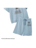 【ジェラート ピケ/gelato pique】の【SESAME STREET】【UNISEX】裏毛プルオーバー ハーフパンツセット BLU[086]|ID: prp329100004963851 ipo3291000000037330126