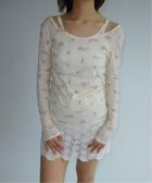 【エディット フォー ルル/edit.for LuLu】の別注【miller*lulu】シアーツイントップス ナチュラル|ID: prp329100004963857 ipo3291000000037246254