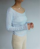【エディット フォー ルル/edit.for LuLu】の別注【miller*lulu】シアーツイントップス サックスブルー|ID: prp329100004963857 ipo3291000000037246257