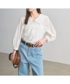 【ユナイテッドアローズ/UNITED ARROWS】のビック カラー ブラウス -はっ水 ウォッシャブル- 大人の最旬トレンドファッション＆コーディネート founy(ファウニー) ファッション Fashion レディースファッション Fashion for Women トップス・カットソー Cut & Sew Tops シャツ・ブラウス・オフィスカジュアル Elegant Blouses & Button-Ups ウォッシャブル Machine Washable ギャザー Gathered, Ruffled 軽量 Lightweight, Ultra Light セットアップ Set-Up, Coordinated Outfit デコルテ Décolleté, Neckline デニム Denim, Jeans Material バランス Balance, Style Balance フロント Front, Front Design ランダム Random, Irregular おすすめ Recommended / Our Picks thumbnail OFF WHITE|ID: prp329100004963863 ipo3291000000037246667