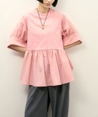 【アダム エ ロペ/ADAM ET ROPE'】の【サステナブル】・【定番】バウンスカフスプルオーバー/接触冷感/UVカット ピンク(63)|ID: prp329100004963868 ipo3291000000037246847