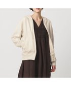 【ユナイテッドアローズ/UNITED ARROWS】のスウェット ジップアップ パーカー 大人の最旬トレンドファッション＆コーディネート founy(ファウニー) ファッション Fashion レディースファッション Fashion for Women トップス・カットソー Cut & Sew Tops レディースパーカー・カジュアルフーディー Casual Hoodies & Sweatshirts スウェット・クルーネックトップス Sweatshirts & Crewnecks / Relaxed Fit Sweat Tops ジップアップ Zip-Up, Full Zip スウェット / スエット Sweatshirt, Sweatwear バランス Balance, Style Balance パーカー Hoodie, Parka ベーシック Basic, Essential ループ Loop, Loop Knit thumbnail NATURAL|ID: prp329100004963872 ipo3291000000037246969