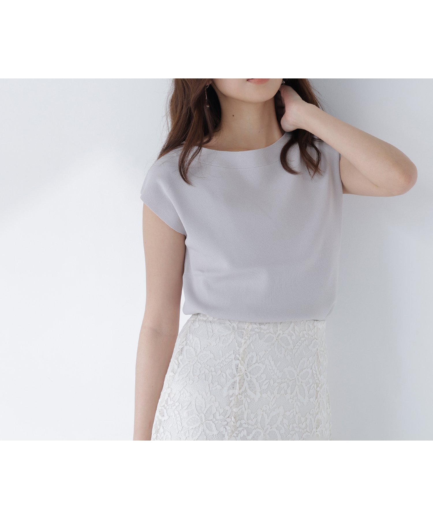【ナチュラル ビューティー ベーシック/NATURAL BEAUTY BASIC】の総針ベーシックニット ボートネック インテリア・キッズ・メンズ・レディースファッション・服の通販 founy(ファウニー) 　ファッション　Fashion　レディースファッション　Fashion for Women　トップス・カットソー　Cut & Sew Tops　ニット　Knit Tops & Sweaters　スリーブ　Sleeve, Long Sleeve / Short Sleeve　バランス　Balance, Style Balance　フレンチ　French, French Style　ブラウジング　Blouson Silhouette, Cinched Waist　ベーシック　Basic, Essential　モックネック　Mock Neck, Short Turtleneck　定番　Standard, Basic Item　グレージュ3|ID: prp329100004963879 ipo3291000000037247129