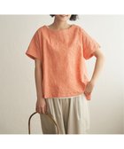 【エルビーシー/LBC】のペイズリーシシュウブラウス 大人の最旬トレンドファッション＆コーディネート founy(ファウニー) ファッション Fashion レディースファッション Fashion for Women トップス・カットソー Cut & Sew Tops シャツ・ブラウス・オフィスカジュアル Elegant Blouses & Button-Ups バランス Balance, Style Balance ペイズリー Paisley, Ethnic Pattern ボトム Bottoms, Lower Wear エレガント 上品 Elegant 人気 Popular, Best Seller 半袖 Short Sleeve, Half Sleeve 夏 Summer 定番 Standard, Basic Item 無地 Plain, Solid Color thumbnail コーラルピンク|ID: prp329100004963883 ipo3291000000037247353