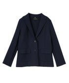 【ランバンコレクション/LANVIN COLLECTION】のサーブルストレッチミラノリブニットジャケット 大人の最旬トレンドファッション＆コーディネート founy(ファウニー) ファッション Fashion レディースファッション Fashion for Women アウター Coat / Outerwear Collection レディースジャケット・軽アウター Jackets カーディガン Cardigan, Knitwear ジャケット Jacket, Outerwear スリム Slim, Slim Fit チェック Check, Plaid, Tartan テーラード Tailored, Tailored Fit フラップ Flap, Flap Pocket ポケット Pocket, Pocket Detail おすすめ Recommended / Our Picks エレガント 上品 Elegant thumbnail ネイビー|ID: prp329100004963945 ipo3291000000037247822