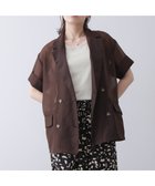 【バブ ブージュルード/Bab Bou Jeloud】の半袖テーラードジャケット BROWN|ID: prp329100004963966 ipo3291000000037247922