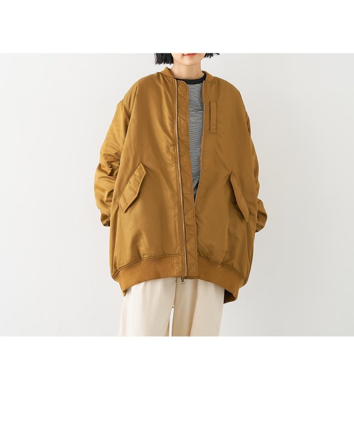 【コレックス/collex】のナイロンツイル中綿ブルゾン インテリア・キッズ・メンズ・レディースファッション・服の通販 founy(ファウニー) https://founy.com/ ファッション Fashion レディースファッション Fashion for Women アウター Coat / Outerwear Collection ブルゾンジャケット・スポーティアウター Blouson Jackets ショルダー Shoulder, Shoulder Strap ドロップ Drop Shoulder, Dropped Style バランス Balance, Style Balance フォルム Silhouette, Form ブルゾン Blouson, Bomber Jacket リラックス Relax, Relaxed Fit 今季 This Season, Current Season 防寒 Cold Protection, Winter-Ready |ID: prp329100004963971 ipo3291000000037247967